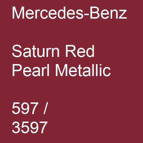 Mercedes-Benz, Saturn Red Pearl Metallic, 597 / 3597.